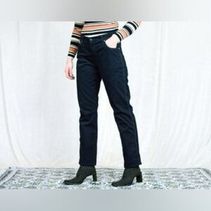 Raleigh Denim Women’s Surry Black Raw Hem Mid-Rise‎ Skinny Jeans- Size 29